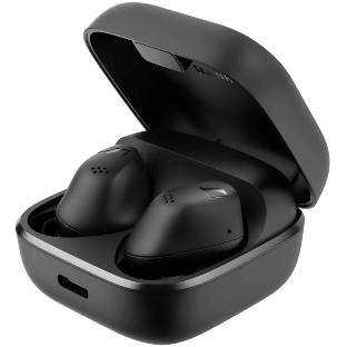 Наушники TWS Sennheiser Accentum True Wireless черный, внутриканальные, Bluetooth, гибридное активное шумоподавление, до 8 ч