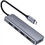USB-концентратор UGREEN CM219-70336, USB Type-C, USB, USB Type-C, фото 1