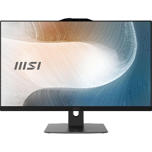 Моноблок MSI Modern AM272P 1M AiO 27' FHD (1920x1080)IPS AG Non-touch, Core i3-100U (1.2GHz), 8Gb DDR5(1x8Gb),512Gb SSD M.2,Intel UHD,WiFi,BT,camera,WirelessKB&mouse Eng/Rus,NoOS,1y w-ty,черный (9S6-AF8231-1033)