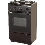 Плита газовая Flama CG 3202 B коричневый, конфорок 2 шт, духовка 30 л, 50 см x 85 см x 35 см, фото 1