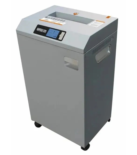 Шредер Office Kit S850 1,9х15 (секр.P-5)/фрагменты/19лист./85лтр./Уничт:скрепки, скобы, пл.карты/CD