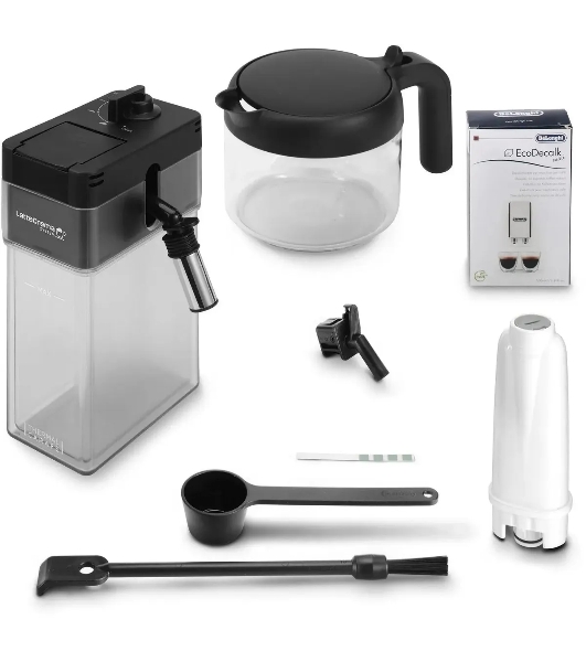 Кофемашина автоматическая DeLonghi ECAM610.75.MB черный/серебристый, исп. кофе - молотый/зерновой, 2.2 л, 1450 Вт, 19 Бар