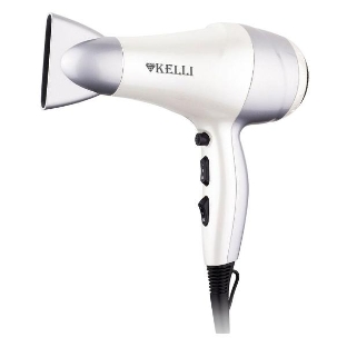 Фен Kelli KL-1110 белый/серебристый, 2400 Вт
