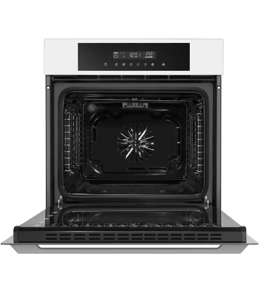 Шкаф духовой электрический Maunfeld AEOD60103W, 60л, дверца с 3 стеклами, белый