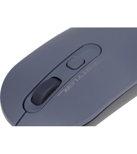 Мышь беспроводная A4Tech Fstyler FG20 пепельный/синий, 2000 dpi, радиоканал, USB, кнопки - 4