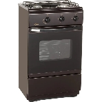 Плита газовая Flama CG 3202 B коричневый, конфорок 2 шт, духовка 30 л, 50 см x 85 см x 35 см, фото2