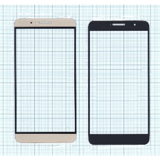 Стекло для Huawei ShotX/Honor 7i золотое