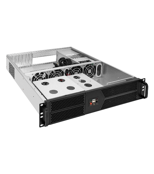 Серверный корпус ExeGate Pro 2U550-04 (RM 19', высота 2U, глубина 550, БП 2U-1000ADS, 2*USB)