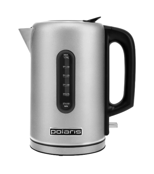 Чайник электрический Polaris PWK-1729СA стальной, 1.7 л, 2200 Вт