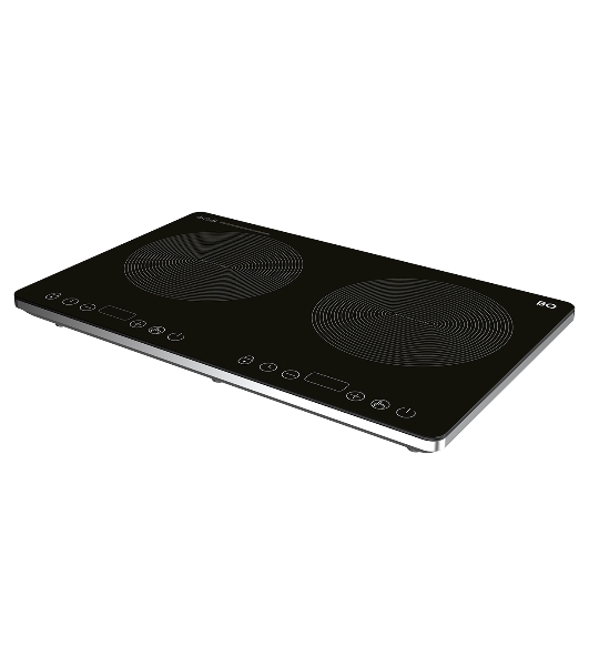 Плита настольная индукционная BQ HP105W чёрный, 3.5 кВт, индукция, конфорки - 2, стеклокерамика, сенсор