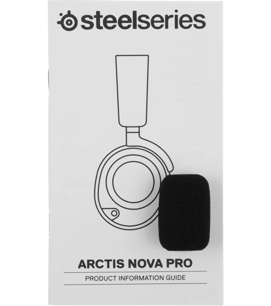 Гарнитура SteelSeries Arctis Nova Pro чёрный, проводная, USB, совместимость с PS5, Xbox