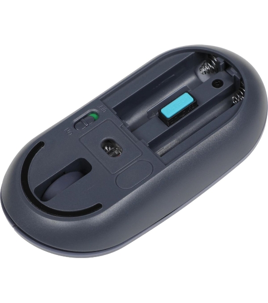 Мышь беспроводная A4Tech Fstyler FG20 пепельный/синий, 2000 dpi, радиоканал, USB, кнопки - 4