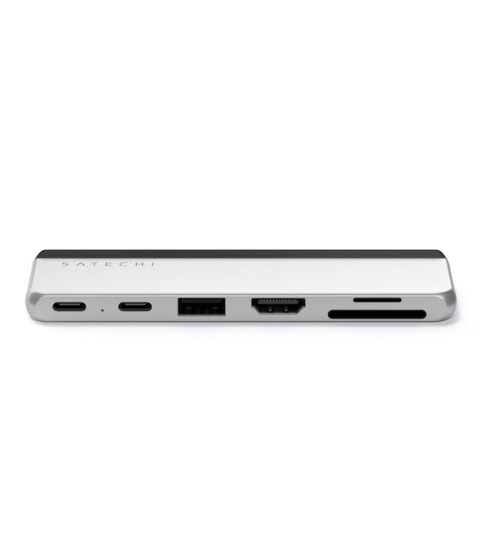 USB-концентратор двойной Satechi ST-HSP9P, USB Type-C, USB Type-C/SDXC/SDHC/SD/micro SD/USB/HDMI, USB