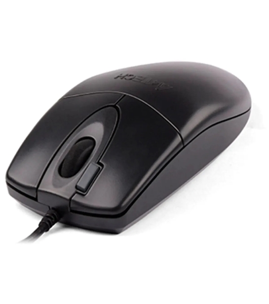Мышь проводная A4Tech OP-620DS черный, 1000 dpi, USB, кнопки - 4