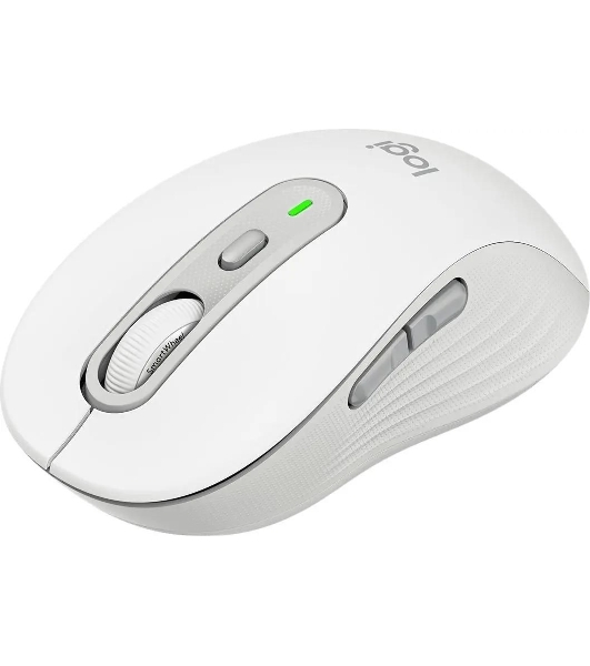 Мышь беспроводная Logitech M750 белый, 4000 dpi, радиоканал, Bluetooth, USB, кнопки - 5