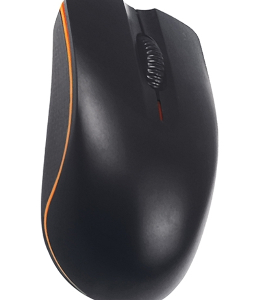 Мышь проводная Qumo Practic Office M90 черный, 1000 dpi, USB, кнопки - 3
