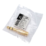 Аудио переходник Cablexpert A-63M-35F, Jack6.3(M) на Jack3.5(F) стерео, золотой, пакет, фото3