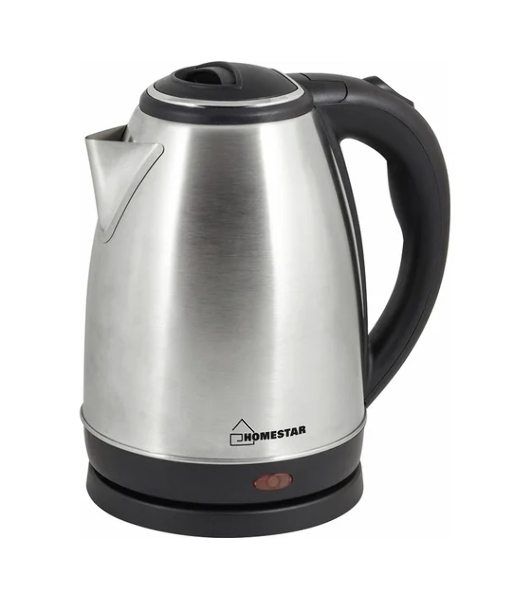 Чайник электрический Homestar HS-1010 1.8л, стальной,1500 Вт, (003013)