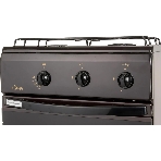 Плита газовая Flama CG 3202 B коричневый, конфорок 2 шт, духовка 30 л, 50 см x 85 см x 35 см, фото4