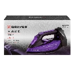 Утюг BRAYER BR4016 фиолетовый/черный, 2400 Вт, 25 г/мин, 140 г/мин, 350 мл, фото5