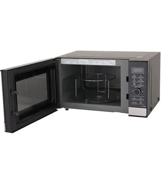 Микроволновая печь Panasonic NN-GD38HSZPE черный, 23 л, 1000 Вт, переключатели - сенсор, поворотный механизм