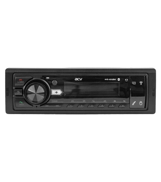 Автомагнитола ACV AVS-401UBW, 1 DIN, Bluetooth, USB Type-A, AUX