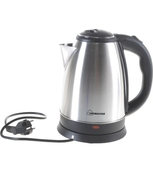 Чайник электрический Homestar HS-1010 1.8л, стальной,1500 Вт, (003013)