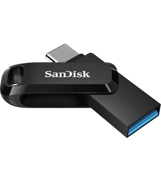 Флешка USB Sandisk DDC3 (SDDDC3-032G-G46), 32Gb, USB 3.0/USB Type-C, R/W 150/30, черный
