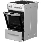 Плита электрическая Darina 1D5 EC 241 614 W белый/черный, конфорок 4 шт, духовка 50 л, 50 см x 85 см x 60 см, фото3