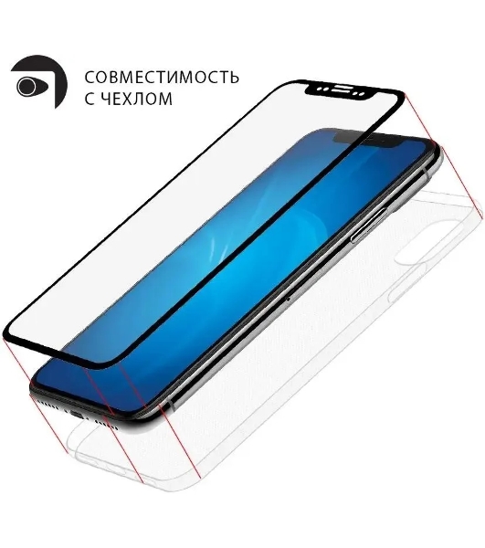 Защитное стекло для экрана DF tColor-04 для Tecno Spark 7 2.5D, 1 шт, черный df tcolor-04 (black)
