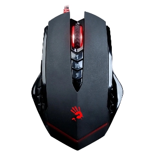 Мышь проводная A4Tech Bloody V8M Max черный, 12000 dpi, USB, кнопки - 10