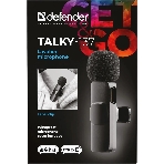 Петличный микрофон Defender Talky-137 wrls, черный, на прищепке, 1шт, фото3