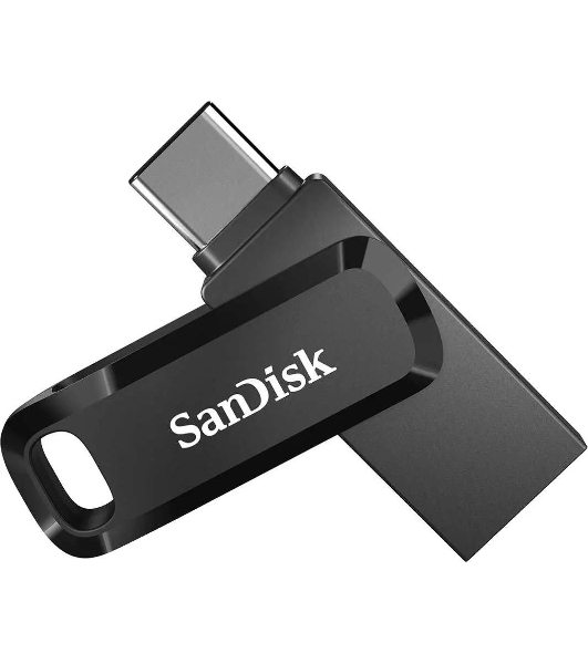 Флешка USB Sandisk DDC3 (SDDDC3-032G-G46), 32Gb, USB 3.0/USB Type-C, R/W 150/30, черный
