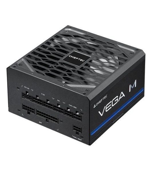 Блок питания Chieftec Vega M PPG-850-C (ATX 3.1, 850W, 80 PLUS GOLD, Active PFC, 135мм fan, Gen5 PCIe, Full Cable Management) Retail