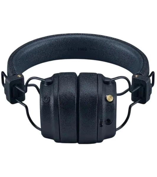 Беспроводные/проводные наушники Marshall Major V синий, накладные, Bluetooth + проводной, беспроводная зарядка, до 100 ч