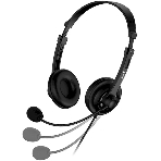 Гарнитура Genius HS-230U чёрный, проводная, USB, фото3