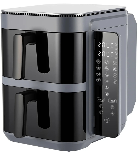 Аэрогриль TopDevice DUO TDA1005 черный, 2800 Вт, 11 л, сенсор, 12 программ