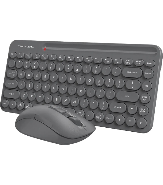 Комплект клавиатура+мышь A4Tech FStyler FG3200 Air2 беспроводной, USB, 2000 DPI, серый