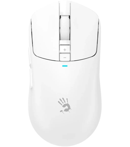 Мышь беспроводная/проводная A4Tech Bloody R72 Ultra белый, 20000 dpi, радиоканал, USB-C, кнопки - 7