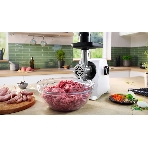 Мясорубка электрическая Bosch MFWS609W белый/черный, 2100 Вт, 3.5 кг/мин, реверс, насадки - 4, фото11