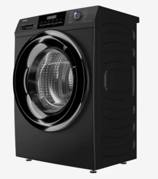 Стиральная машина Haier HW80-BP12929DE черный, загрузка фронтальная 8 кг, 1200 об/мин, класс A+++