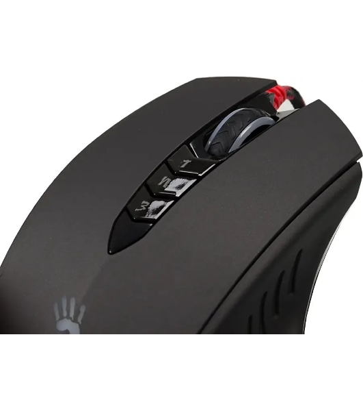 Мышь проводная A4Tech Bloody V8M Max черный, 12000 dpi, USB, кнопки - 10