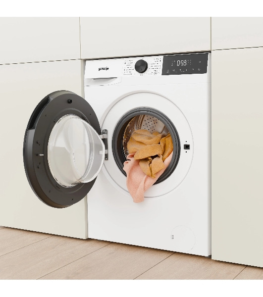 Стиральная машина Gorenje WDG2P854A3C2/C, белая, загрузка фронтальная 8 кг, 1400 об/мин, класс A