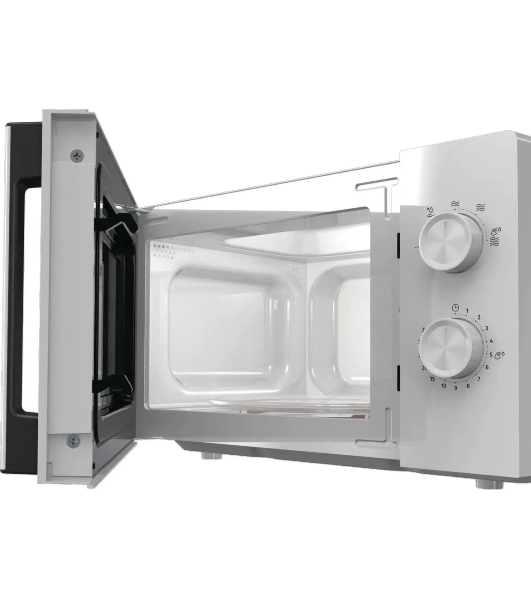 Микроволновая печь Gorenje MO20E1WH белый, 20 л, 800 Вт, переключатели - поворотный механизм