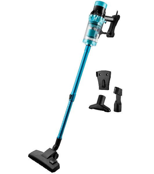 Пылесос вертикальный BRAYER BR4271 голубой, питание от сети, 185 Вт, уборка сухая, пылесборник 0.8 л