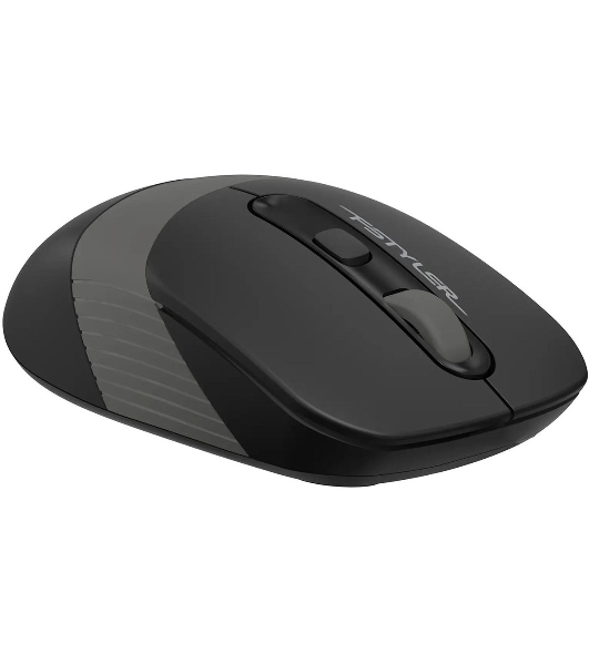 Мышь беспроводная A4Tech Fstyler FG10S черный/серый, 2000 dpi, радиоканал, USB, кнопки - 4