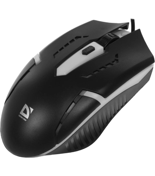 Мышь проводная Defender Flash MB-600L черный, 1200 dpi, USB, кнопки - 4