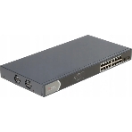 Коммутатор Hikvision DS-3E1518P-SI, 16×1 Гбит/с PoE + 2×1 Гбит/с SFP, управляемый, фото 1