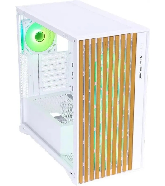 Компьютерный корпус Aerocool/Formula TimberLine T0 белый без БП mATX 6x120мм 6x140мм 2xUSB3.0 audio