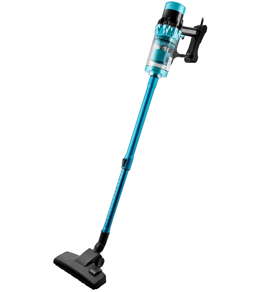 Пылесос вертикальный BRAYER BR4271 голубой, питание от сети, 185 Вт, уборка сухая, пылесборник 0.8 л
